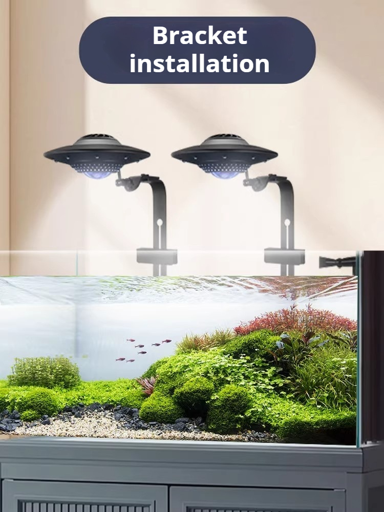 Planted Aquarium For Goldfish - Lampa akwariowa UFO Fish, pełnospektralna lampa