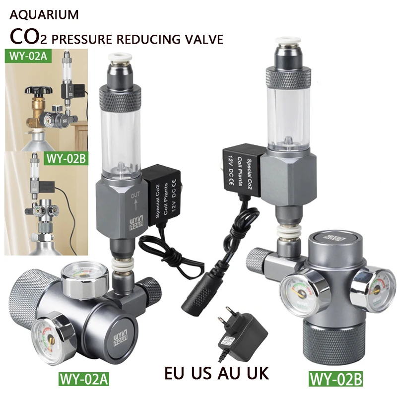 Glass Co2 Drop Checker - Akwarium DIY Zawór Redukcyjny Ciśnienia CO2
