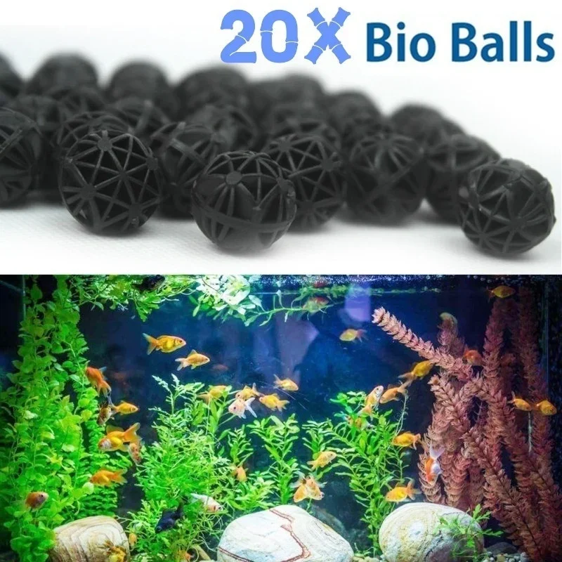 Planted Aquarium Media - 20 szt. 16mm Bio Kulki Filtracyjne
