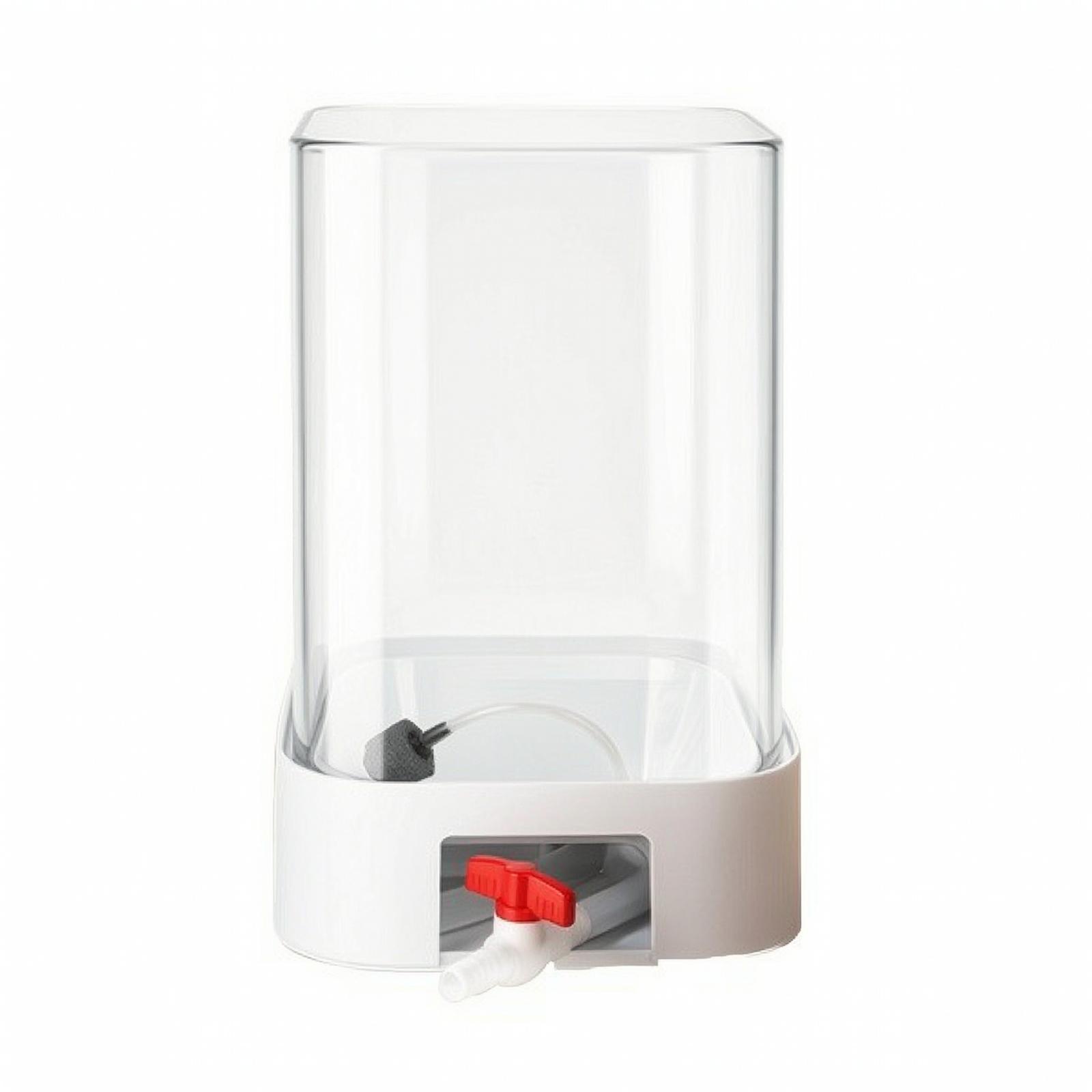 Planted Aquarium Freshwater - Akwarium biurkowe z wysokoborokrzemowego szkła, kwadratowe