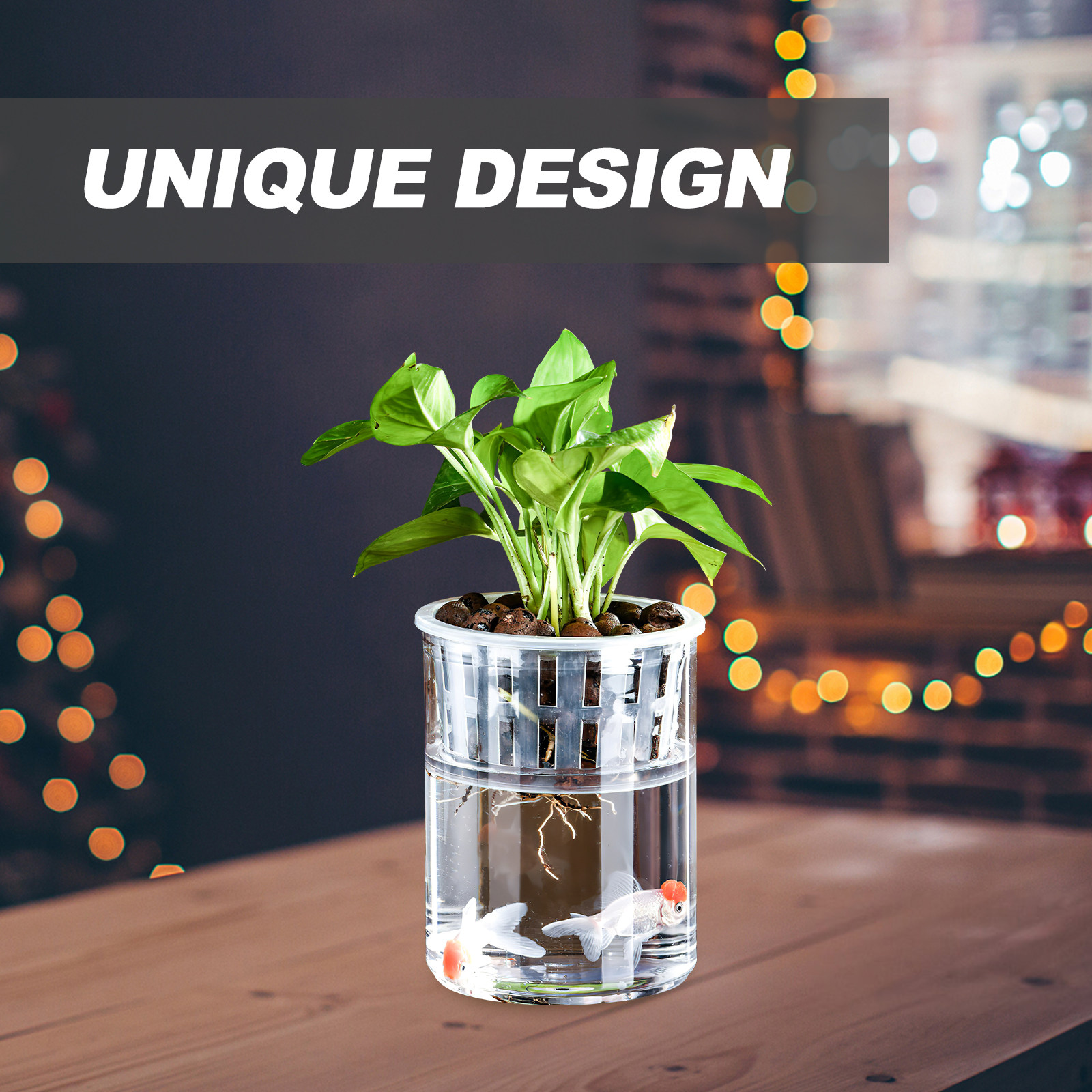 Mały, przezroczysty, plastikow – Planted Aquarium For Goldfish recenzja i cena
