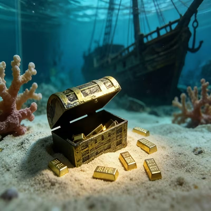 1 zestaw mini pirackich skrzyń – Planted Aquarium Models recenzja i cena