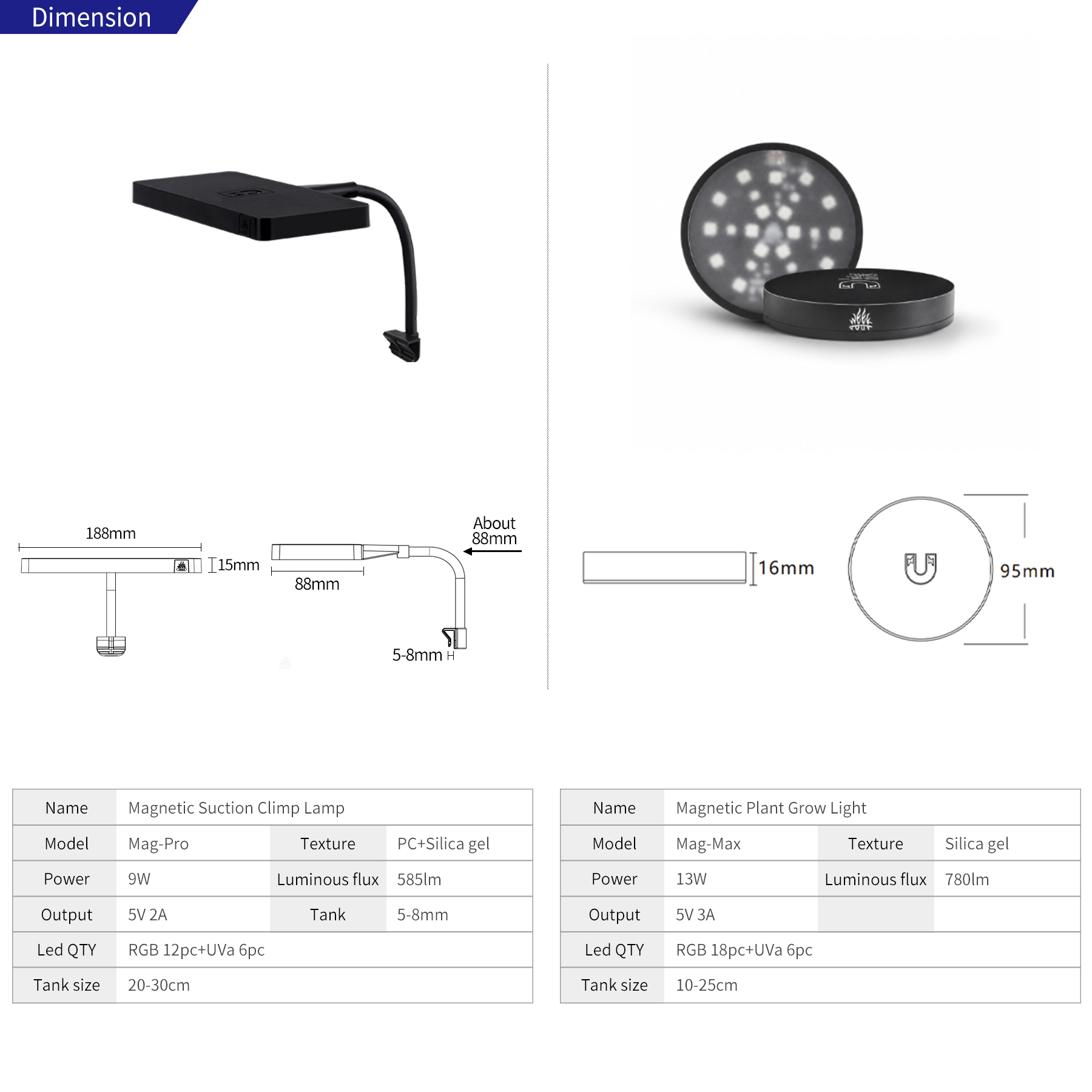 WEEK AQUA Mag-Pro Mag-Max Nano – Planted Aquarium Freshwater recenzja i cena
