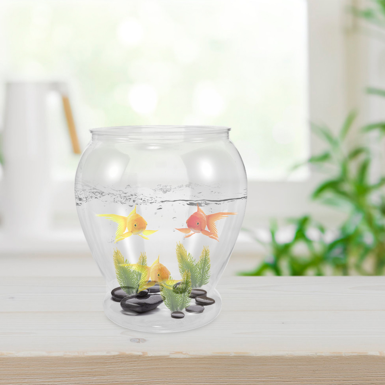 Mały, przezroczysty akwarium n – Planted Aquarium For Goldfish recenzja i cena