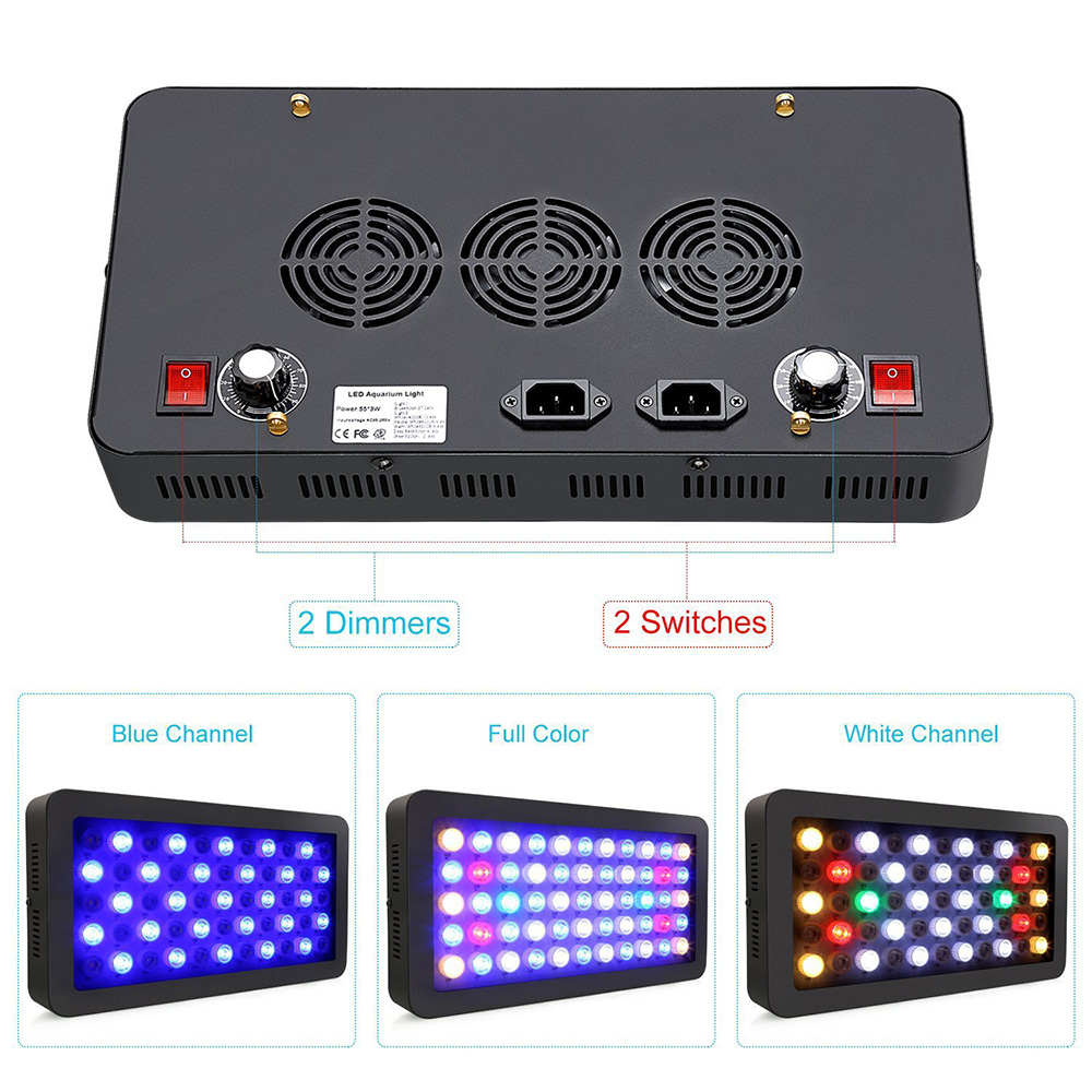 165W LED Aquariums Light Dimma – Planted Aquarium Freshwater recenzja i cena