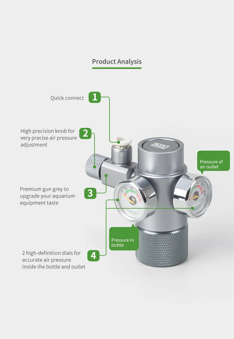 Akwarium DIY Zawór Redukcyjny  – Glass Co2 Drop Checker recenzja i cena
