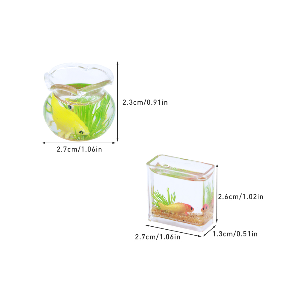 1Pc 1:12 Mini domek dla lalek  – Planted Aquarium Models recenzja i cena